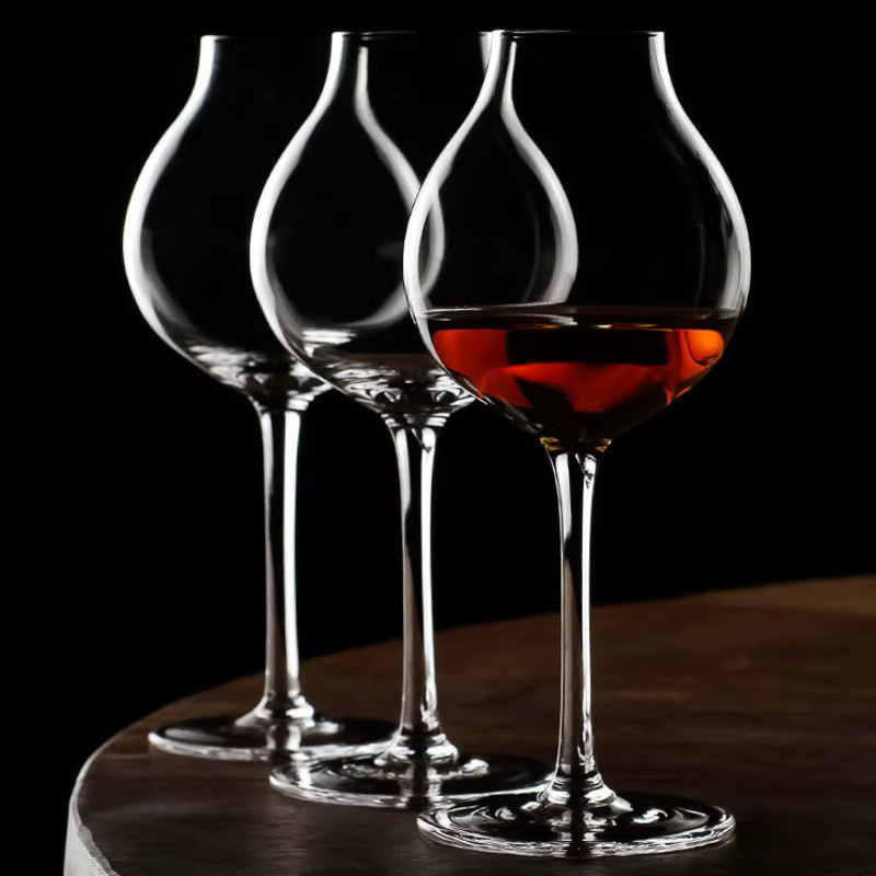 LOULONG Whisky-Glas in transparent, tulpenförmiges Tasting-Glas für Scotch und Brandy - Bild 5