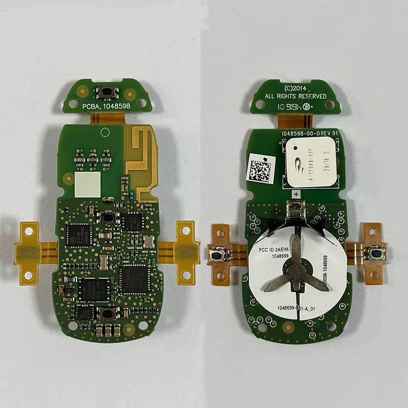 Original Tesla Autoschlüssel für Modell X 2011-2016, 433 MHz, 40 Bit, Schwarz, programmierbar - Bild 2
