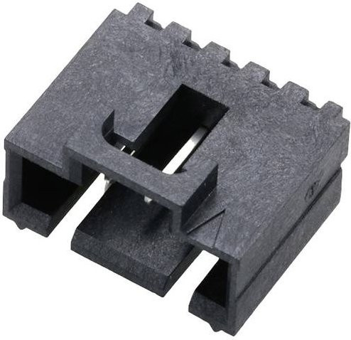 Molex Stiftgehäuse-Platine in Schwarz mit 2,54 mm Rastermaß - Bild 1