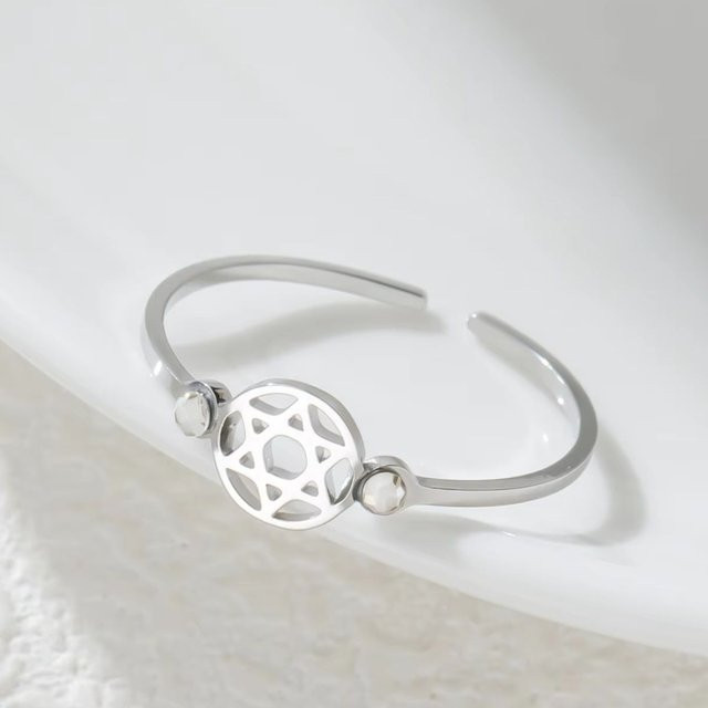 Cazador Ring Edelstahl, Zirkonia, Silber, Damen - Bild 1