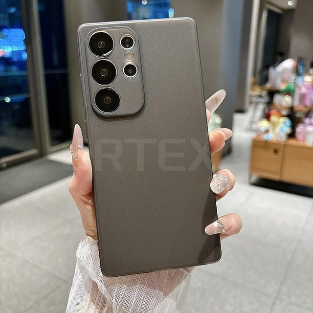 Shockpro Ultra-dünne matte TPU-Schutzhülle für Samsung Galaxy S24 S25 S26 Ultra S24 FE S25 Plus in Schwarz und Transparent - Bild 1