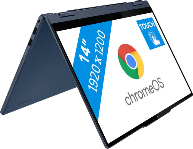 Lenovo Chromebook 2in1 14ITN10 in Blau mit 14 Zoll Display, Intel Core 3, 8GB RAM und 256GB SSD, ChromeOS - Bild 1