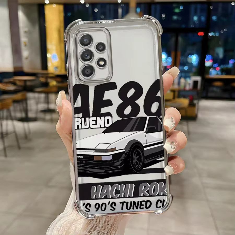 Anime Initial D Handyhülle für Samsung Galaxy A15 A16 A17 A21s A24 A25 A26 A33 A35 A36 A52 in Multicolor - Bild 5