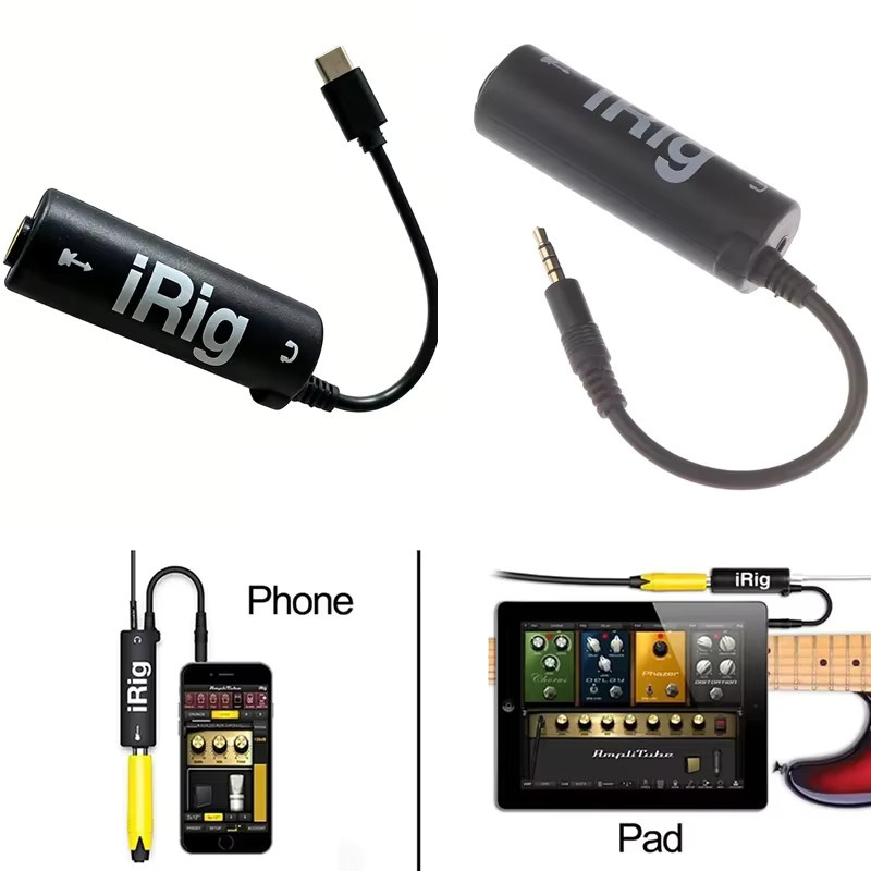 I-Rig Gitarren-Interface Konverter in Schwarz als Audio-Adapter für dein Smartphone - Bild 2