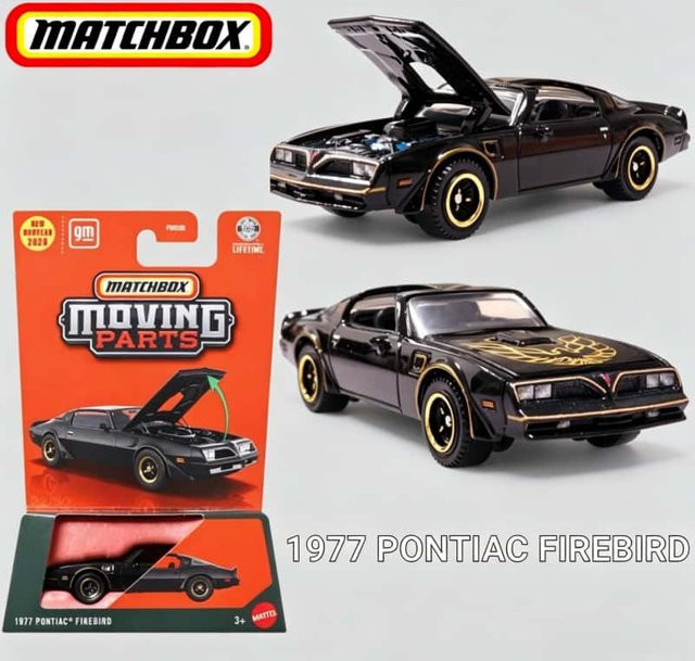 Matchbox 1977 Pontiac Firebird, Druckguss-Metallauto-Modell, 1:64, ab 3 Jahren - Bild 1