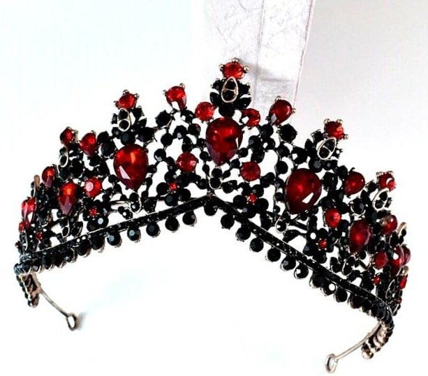 YIRAN Jewelry Diadem, Messing, Schwarz, Grün, Kristall, Damen - Bild 1