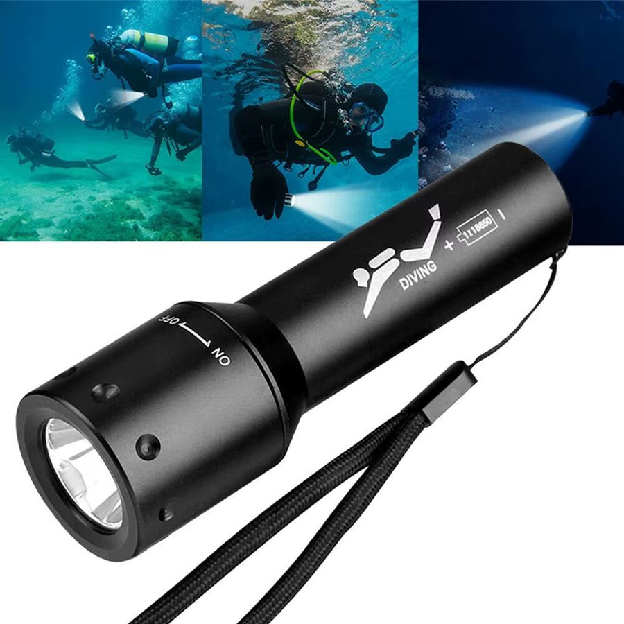 POCKETMAN Superhelle Unterwasser-Taschenlampe als wasserdichtes Tauchlicht mit hoher Lumen-Leistung - Bild 3