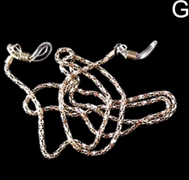 Sasky Brillenkette Metall, Gold, Silver, Black, Grey - Bild 1
