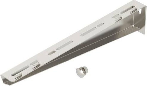 OBO Bettermann Wand- und Stielausleger Befestigungs-Set, Farbe: Silber, 25 Stück - Bild 1