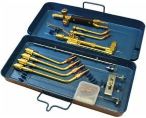 Riegler Autogenset mit Ringdüse in Gold für Schweißarbeiten 0,5-14 mm und Schneidarbeiten 3-100 mm - Bild 1