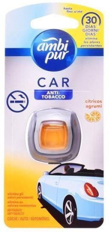 Ambi Pur Auto-Lufterfrischer Eau De Parfum Anti-Tabak Einweg Unisex - Bild 1