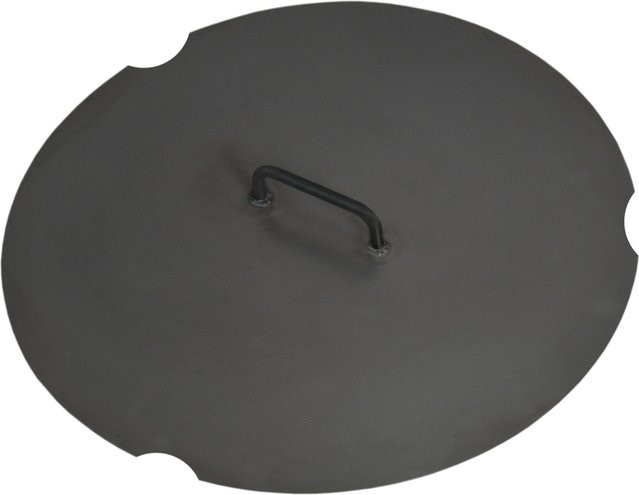 CookKing Deckel für Feuerschale aus Stahl, schwarz, Durchmesser: 62 cm - Bild 1
