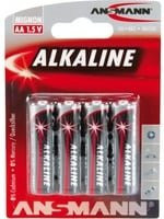 Ansmann Red-Line Mignon AA Alkaline-Batterien 1,5V mit 2800 mAh, 4 Stück, Rot - Bild 2