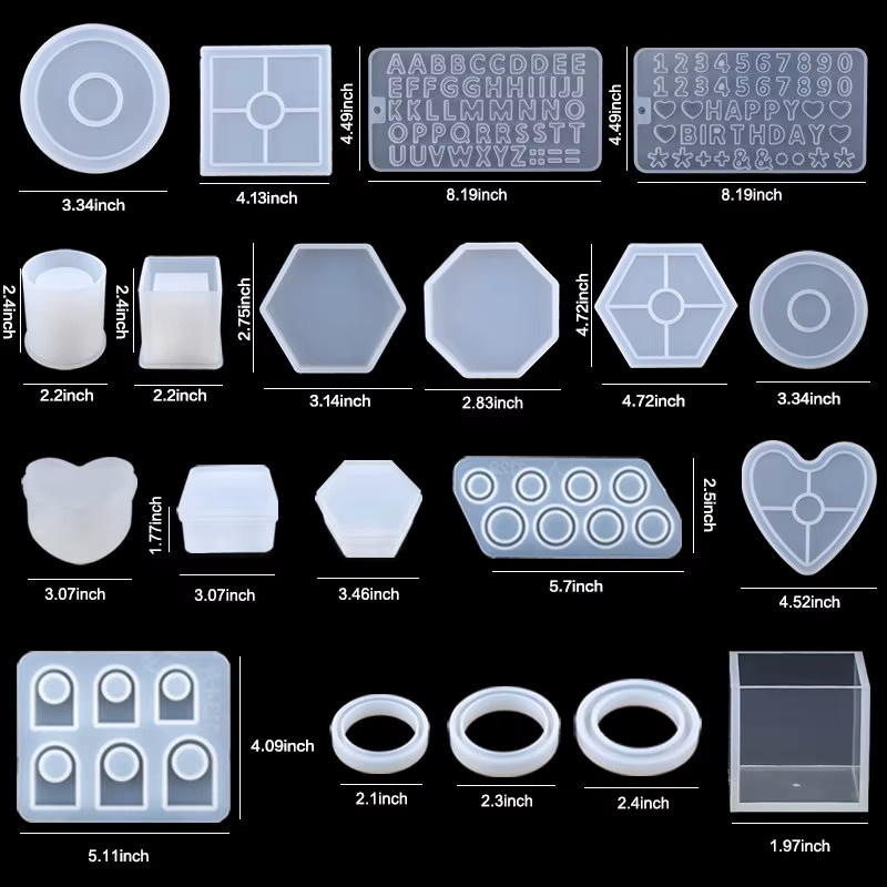 SMI Fine Silikon Harz Formen Kit, Epoxy Harz Casting Formen Set - Bild 3
