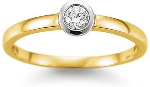 Palido Ring 585 Gold, Brillant, Zirkonia, Unisex - Bild 1