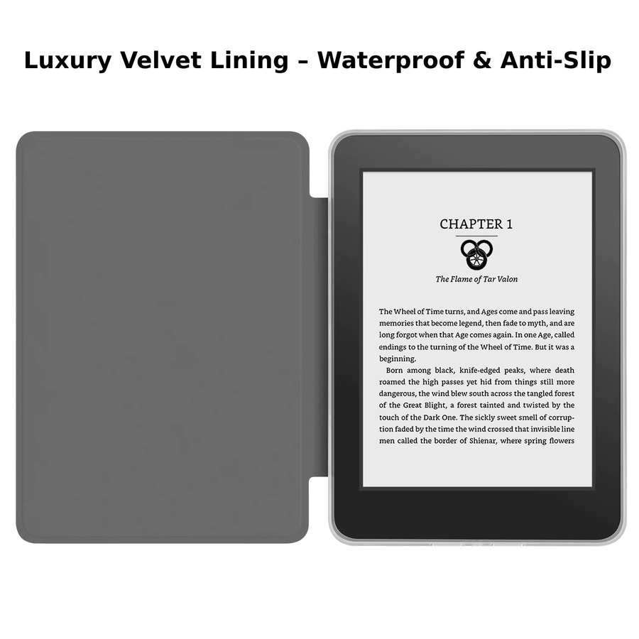 Moboons 2-in-1 Schutzhülle für Kindle 8. Generation mit magnetisch abnehmbarer 360 Grad rotierender Standabdeckung und Displayschutzfolie in Pink - Bild 5