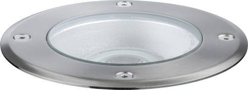 Paulmann Plug & Shine LED-Bodeneinbaustrahler rund Silber IP67 Warmweiß