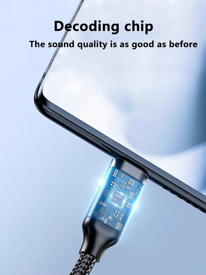 USB-C auf 3,5 mm Klinke Audio-Adapter in Schwarz für iPhone 15, Samsung Galaxy und andere USB-C Geräte - Bild 4