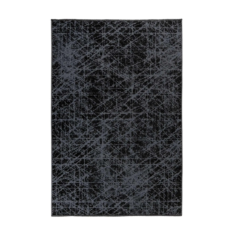 MeGusta Flachflor Teppich Eva Modern Grau Polyester B/B: 120 x 170 cm - Bild 2