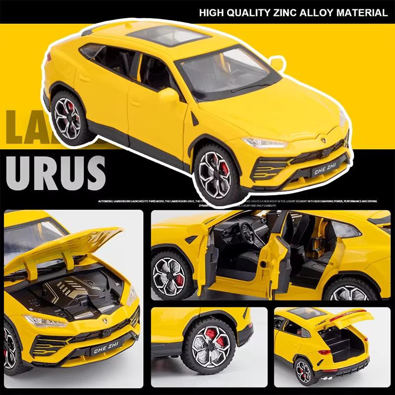 Maisto Lamborghini URUS Modellauto, 1:24, Metall, mit Licht und Sound - Bild 4