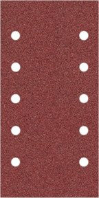 Klingspor PS 22 K Schleifstreifen kletthaftend für Holz und Metall, Korn 60, Lochform GL15, B: 11,5 cm, H: 23,0 cm - Bild 1