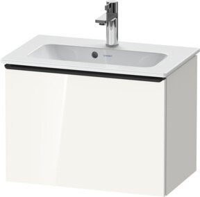 Duravit Waschtischunterschrank D-Neo Compact, Farbe Weiß Hochglanz, wandhängend, B: 61 cm, T: 37,2 cm, H: 44 cm - Bild 1