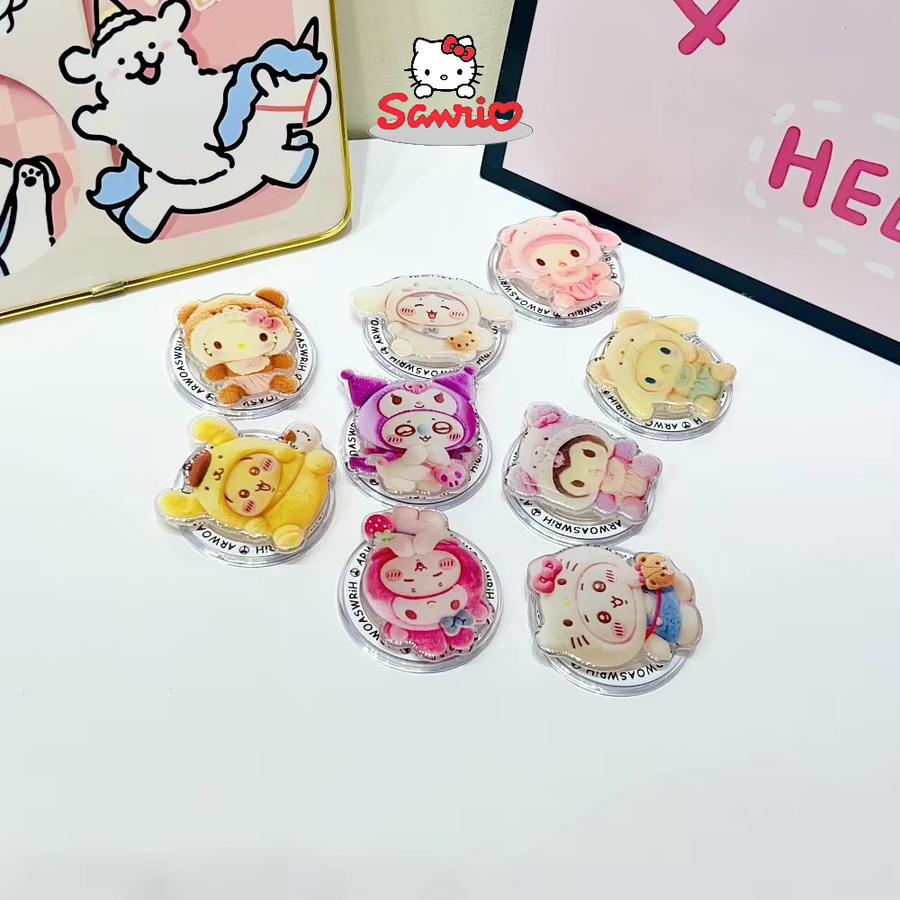 Sanrio Hello Kitty Y2K Magnetischer Handy-Griffhalter mit Ständer für MagSafe, iPhone und Samsung, Multicolour - Bild 1