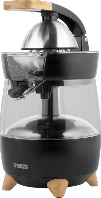 Princess Zitruspresse Pure 201862 in Schwarz mit Holzoptik, 300W - Bild 1