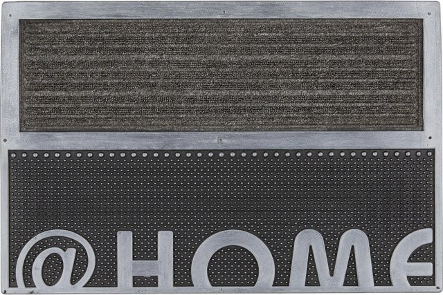 Mömax Fußmatte Home Silber, rutschfest und schmutzabweisend, B/T: 40 x 60 cm - Bild 1
