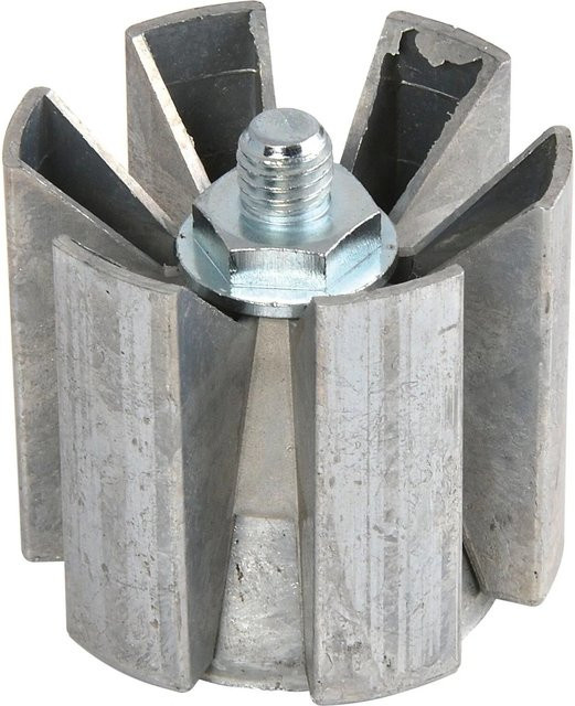 Camar Befestigungsteil für Glasplatten-Adapter aus Edelstahl in Silber, Durchmesser: 60 mm - Bild 1
