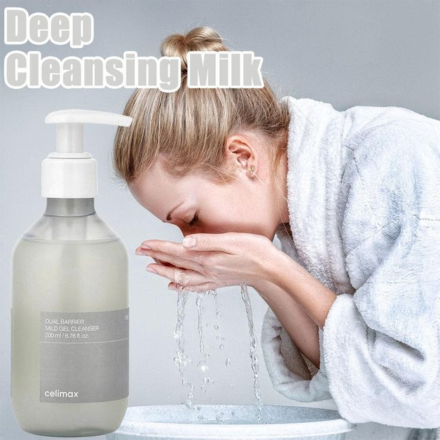 Celimax Dual Barrier Mildes Gel-Reinigungsmittel für das Gesicht, 200 ml - Bild 1