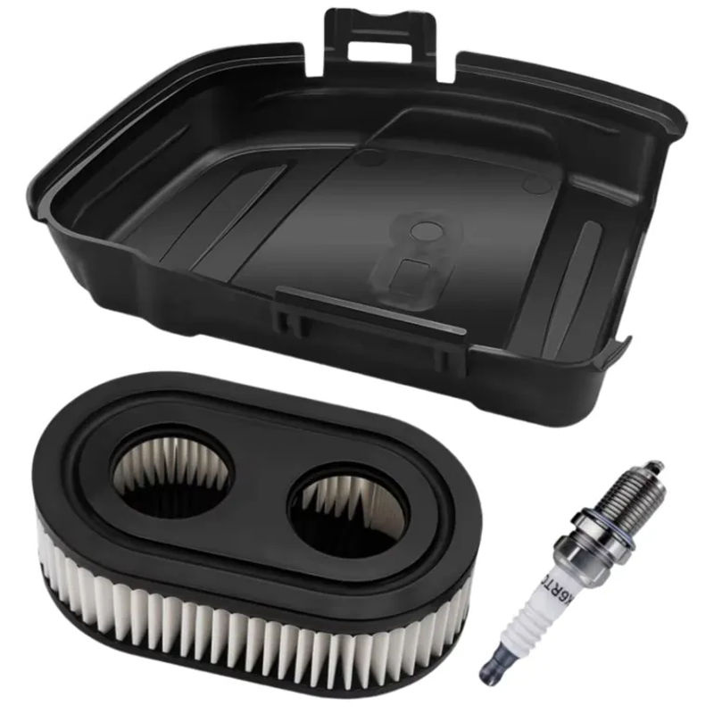 GMIGE Luftfilterabdeckung und Zündkerze K6RTC Set für Briggs & Stratton 650EXI 675EXI 675IS Rasenmäher - Bild 7