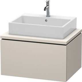 Duravit Waschtischunterschrank L-Cube in Beige Tau matt mit 1 Auszug für Konsole, B/T: 72 x 54,7 cm - Bild 1