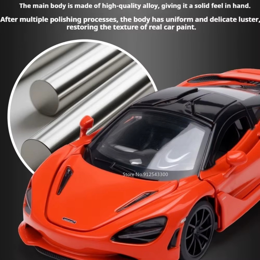 RMZ city 750S P1 GTR Modell-Sportwagen, Maßstab 1:32, mit öffnenden Türen - Bild 3