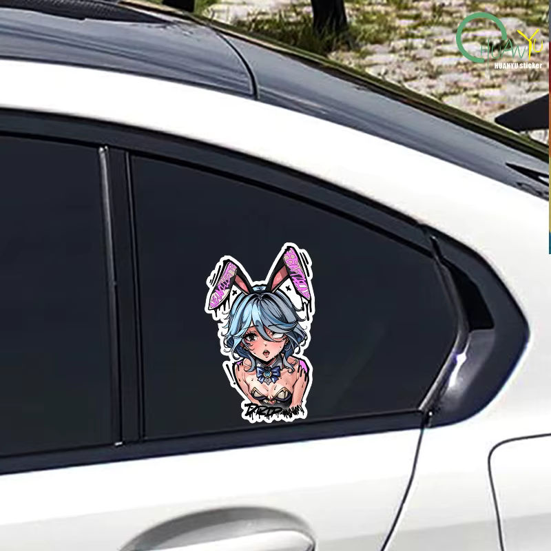 Chibi Genshin Impact Furina Graffiti Wandaufkleber für Laptop und Schlafzimmer, mehrfarbig - Bild 5