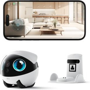 Enabot EBO Air 2s Roboter Kamera in Weiß mit Wi-Fi und USB-C Anschluss - Bild 1