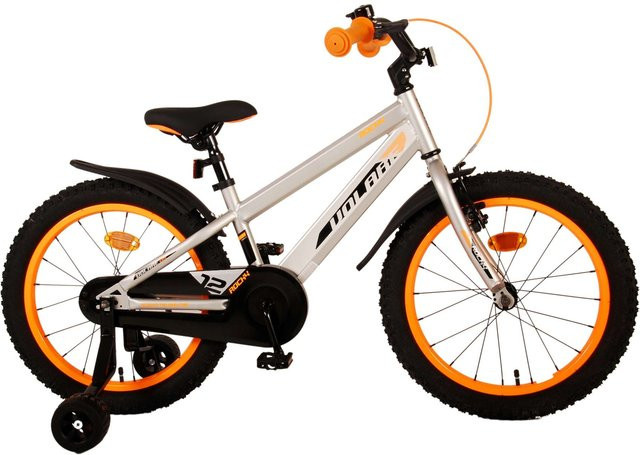 TPFSports Rocky Kinderfahrrad, 18 Zoll, Grau, Rücktritt, Handbremse - Bild 1