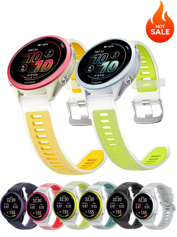 Uhrenarmband Silikon, Halbtransparent, Bunt, Unisex - Bild 2