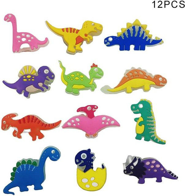 Binchi Outdoor Product Schuhanhänger Dinosaurier, PVC, gelb, Kinder - Bild 1