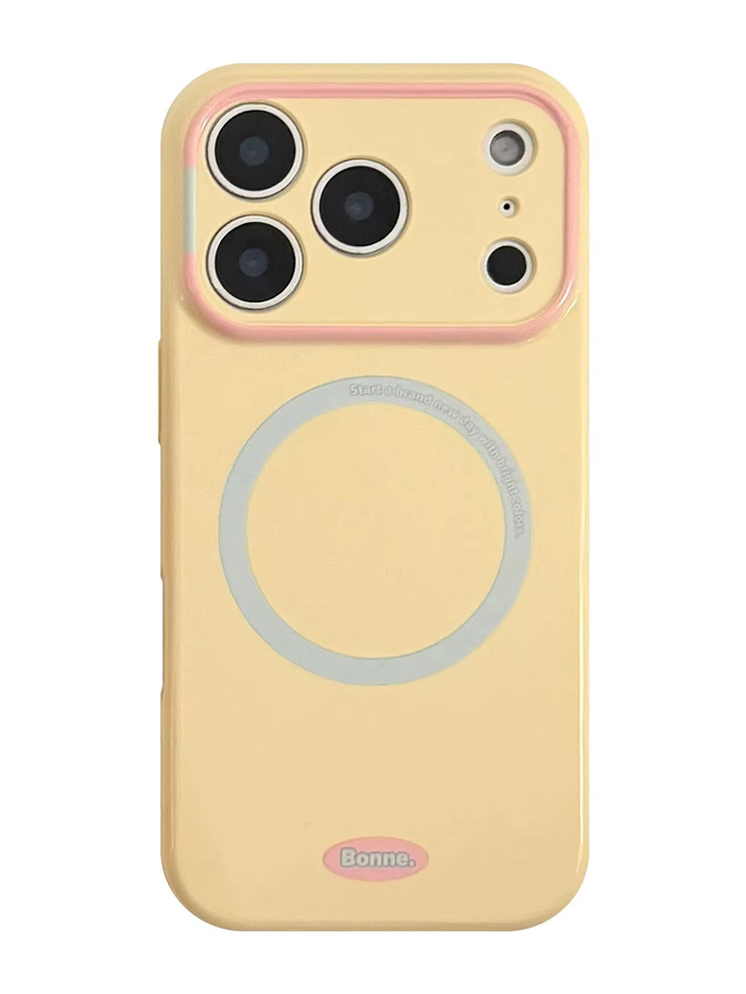 Glänzende Macaron Schutzhülle mit Magnet für Apple iPhone 17 16 15 14 13 Pro Max in Blau - Bild 2