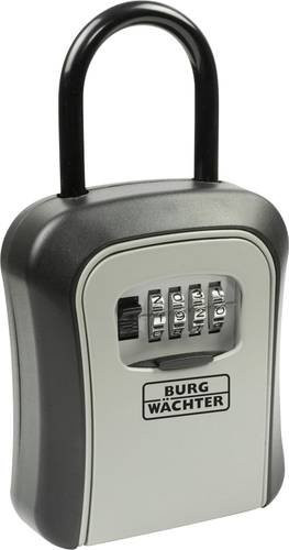Burg-Wächter Schlüsseltresor Key Safe 50 SB aus Zinkdruckguss, Schwarz/Grau - Bild 1
