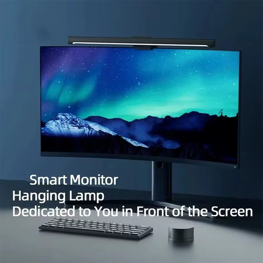 Mijia Computermonitor-Lichtleiste 1S LED-Bildschirmleuchte in Schwarz für Augenschutz beim Lesen und Lernen - Bild 4