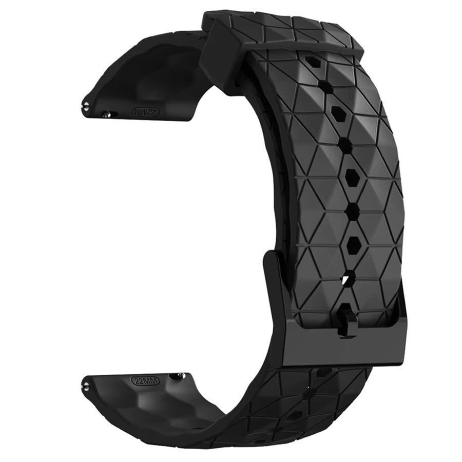 Haylou Uhrenarmband Silikon, 20/22 mm, Schwarz, Unisex - Bild 3