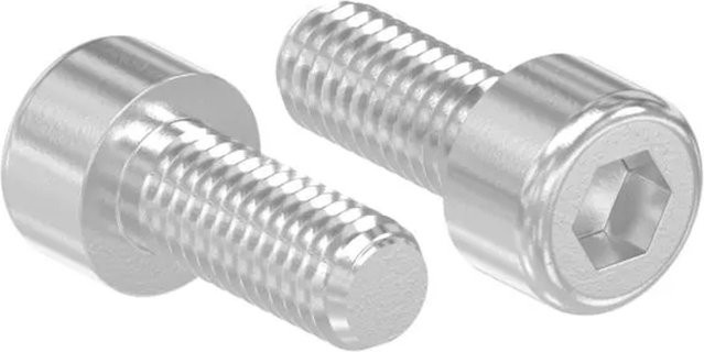 FeNau Zylinderkopfschraube A4 M5 x 12 mm DIN 912 Innensechskant aus Edelstahl in Silber - Bild 1