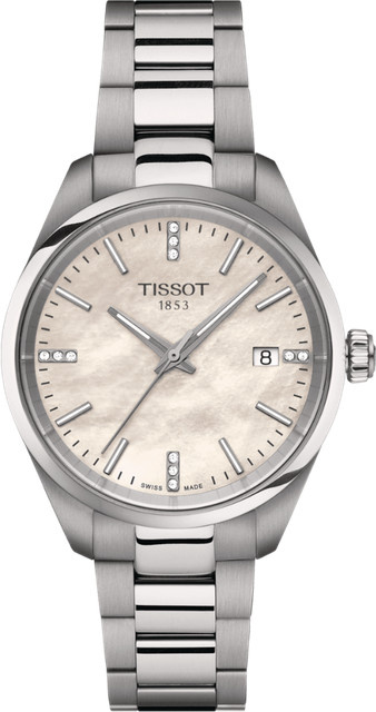 Tissot Armbanduhr, Quarz, Edelstahl, Diamant, 34 mm, Damen - Bild 1