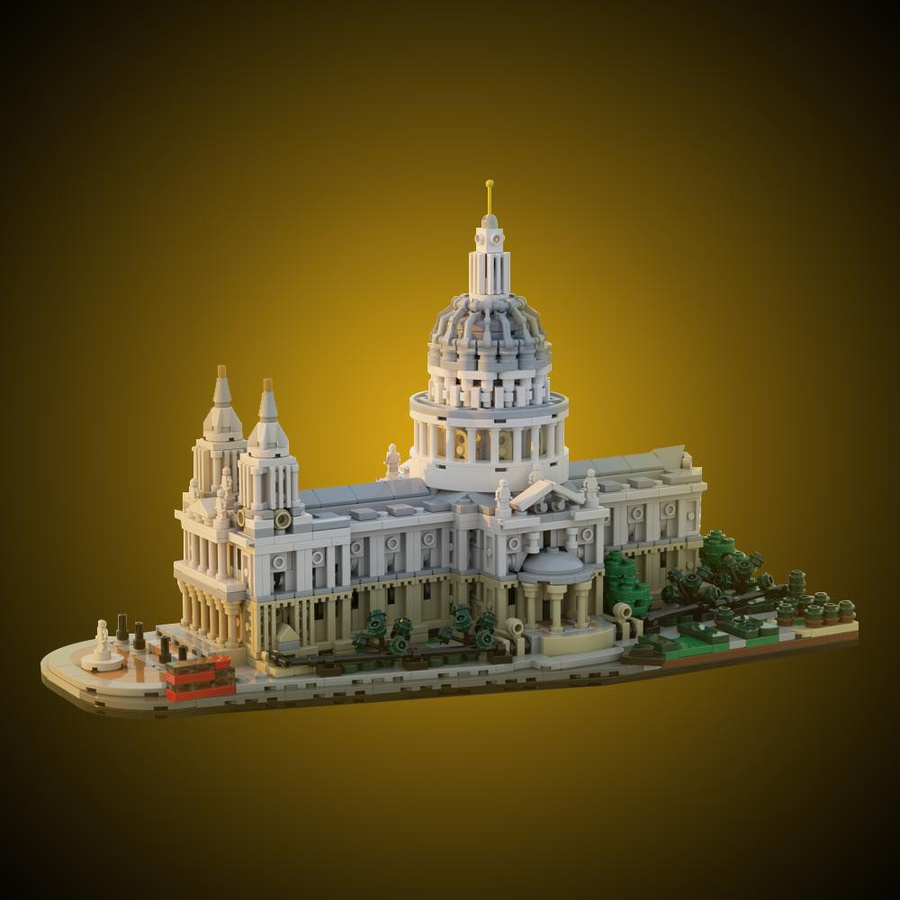 Gobricks St. Paul's Cathedral Bausteine Spielzeug ab 14 Jahren - Bild 2