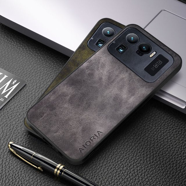 Luxus PU Leder Handyhülle für Xiaomi Mi 11 Ultra, Mi 11 Pro Lite, Mi 11T Pro und Xiaomi 11 Pro in Grün - Bild 1