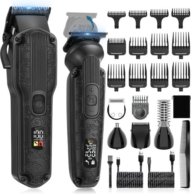 Scttomon Elektrisches Haarschneider-Set, 2-teiliges Styling-Kit - Bild 1