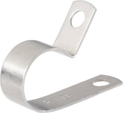 Richco AL-8 Befestigungsschelle schraubbar aus Aluminium in Silber mit einem maximalen Bündel-Durchmesser von 12mm - Bild 1