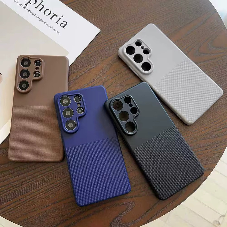 Flüssige Silikon Handyhülle für Samsung Galaxy S25 Ultra S24 S23 A55 A54 A35 A16 in Braun - Bild 2